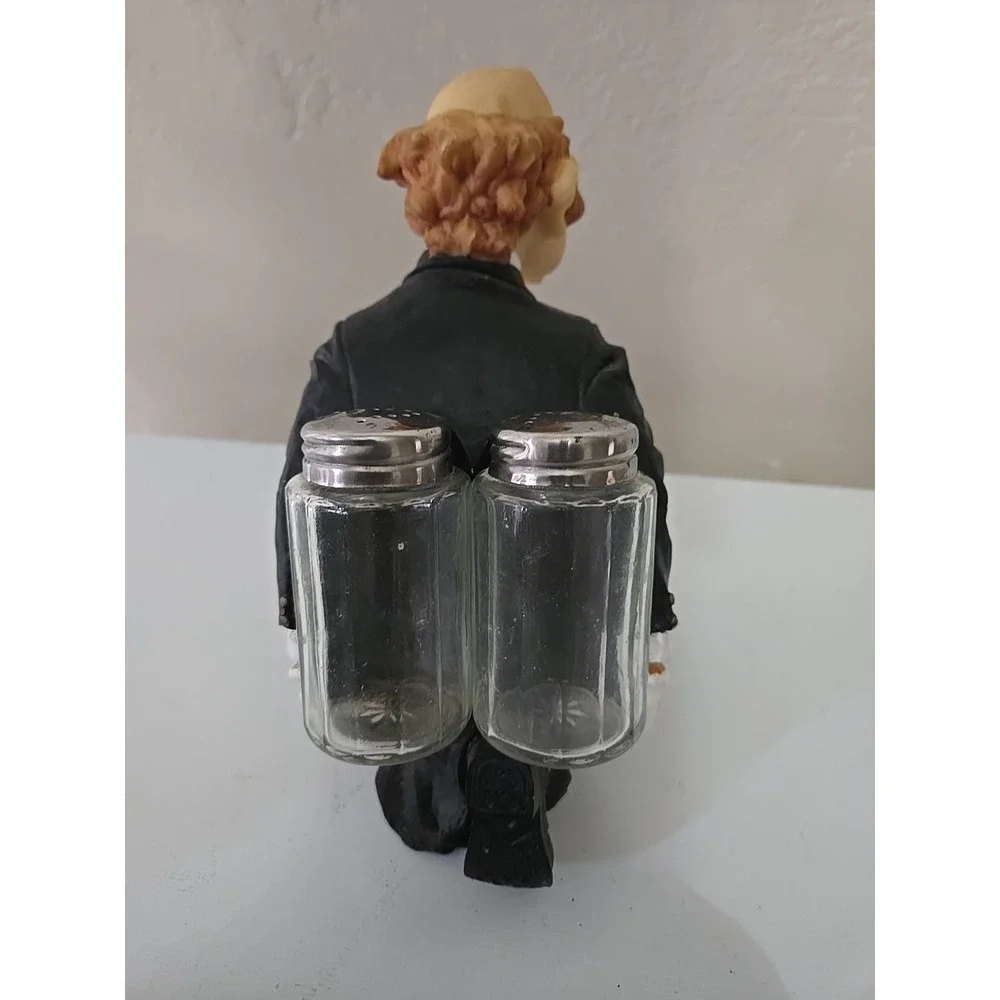 Vtg James The Butler Wine Bottle‎ S/P  Spirits Bottle Holder/Stand 1990 Decor